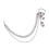 Skull Shoe Charm Shoe Chain Decorative Boots Accessory for 1
