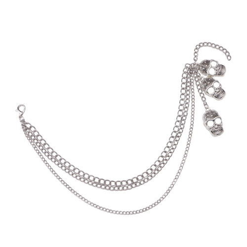 Skull Shoe Charm Shoe Chain Decorative Boots Accessory for