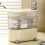 Plastic Cable Management Box Makeup Organizer Desk Stationery Storage 11