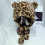 Popular Plush Leopard Hat Furry Bear Ear Skull Hat Thicken Caps 7