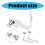 6Pcs Tent Poles Push Button Spring Clip Single End Tube Locking 4