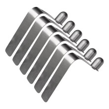 6Pcs Tent Poles Push Button Spring Clip Single End Tube Locking