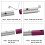 6Pcs Tent Poles Push Button Spring Clip Single End Tube Locking 5