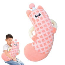 Cute Seatbelt Pillow - Soft Pink Seat Belt Strap Cushion for Kids, Plush Auto Neck Support Pad for Travel Comfort