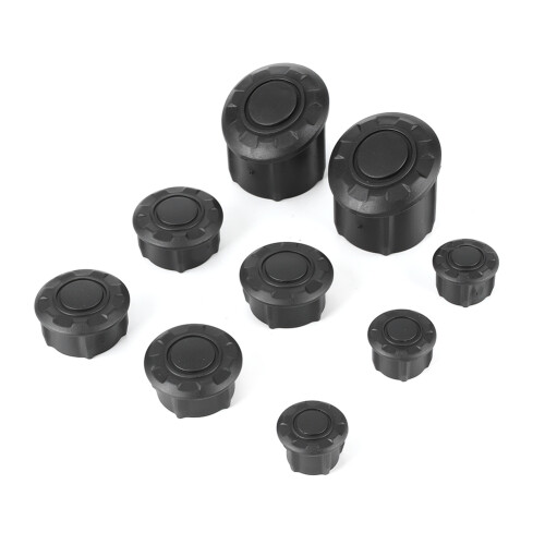 Motorcycle Frame Hole Cover Swing Arm Plug Cap Fit 1