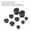 Motorcycle Frame Hole Cover Swing Arm Plug Cap Fit 12