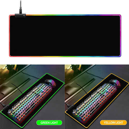 Large LED Gaming Mouse Pad 11 Color Light Extended Soft Computer 1