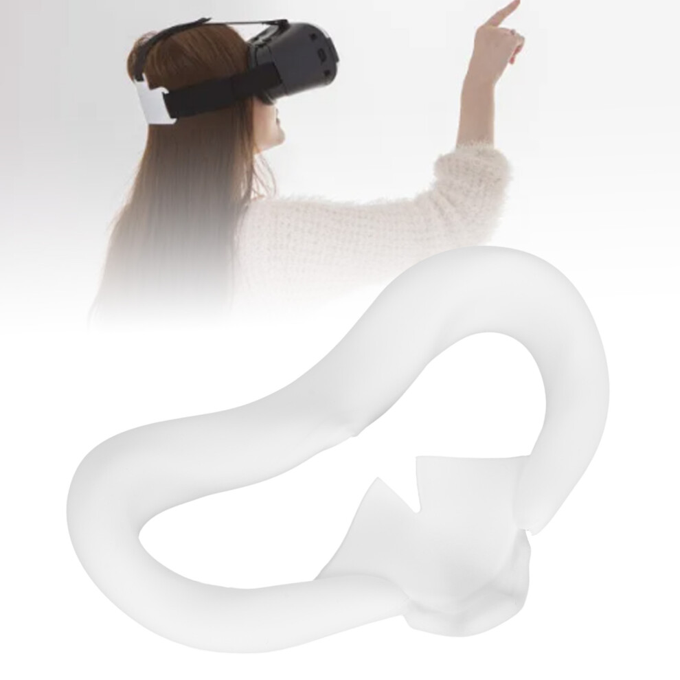 Silicone Face Cushion Pad For Meta Quest 3 Vr Glasses - White 9381348974804