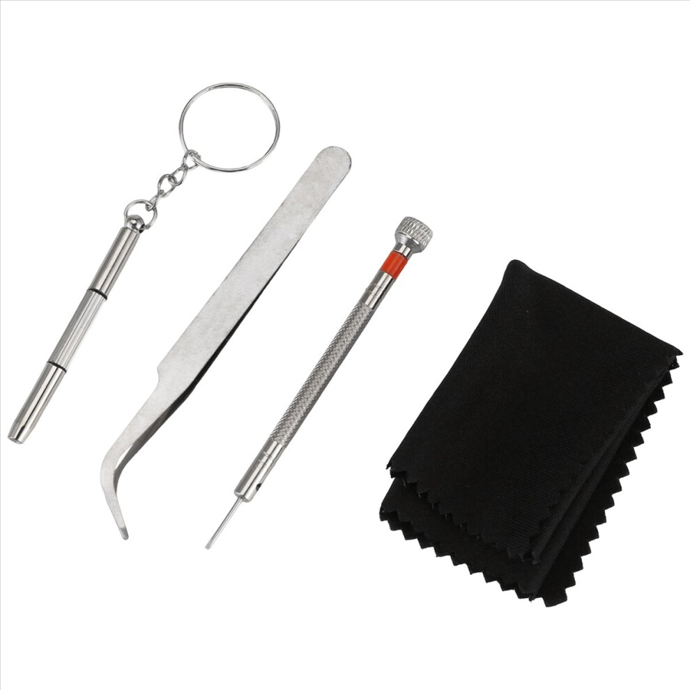 Merkkitã¶N Eyeglass And Sunglasses Repair Kit, With Screwdrivers For Glasses