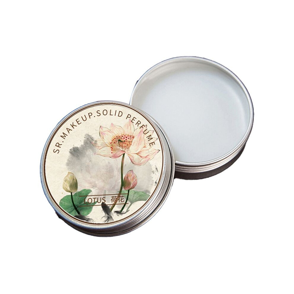 Merkkitã¶N 5Pcs Women Solid Perfume Portable Solid Fragrances(Lotus)