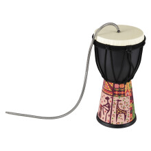 4 Inch Lightweight PVC Thunder Drum - Brightly Colored, Portable Sound Effect Instrument