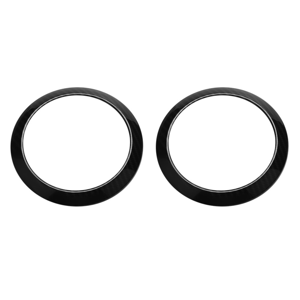 2Pcs Carbon Fiber Side Air Conditioning Vent Ring