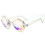 Kaleidoscope Rave Party Solbriller med Diffrakteret Linse - Transparent 2