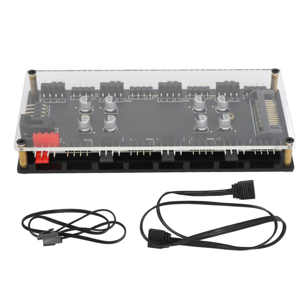 12V 4Pin Argb Pwm Hub Professional 2 In 1 Rgb 8320539111209