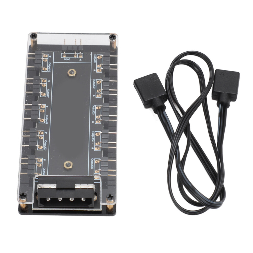5V 3 Pin Argb Rgb Led Splitter Hub With Acrylic 8320539111247