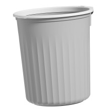 Anneau de serrage rond pour poubelle grise de 8 L 21,5x29,5x26 cm