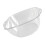 Stylish Transparent PET Wash Basin, Multiple Sizes, Durable 2mm Thickness 12