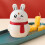 Distributeur de cure-dents mignon Lapin Blanc 4,23 oz 6