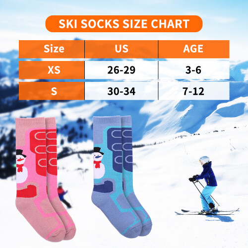 Children's Ski Socks Warm Winter Socks for Boys 1