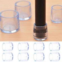 Silicone Table Chair Leg Cap Pad Furniture Non-slip Table Feet Cover Protection Bottom Cover Pads Wood