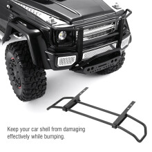 Metallstoßstange vorne für TRX6 G63 TRX4 G500 RC-Auto Schwarz 180x72mm