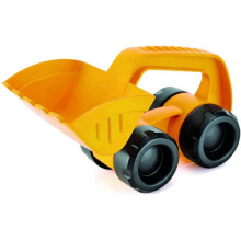 Beach toys play with sand tools, yellow