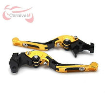 (B) Adjustable Folding Brake Clutch Levers for SUZUKI GSXR GSX-R 600 750 1000 Motorcycle Accessories, CNC Precision Craftsmanship