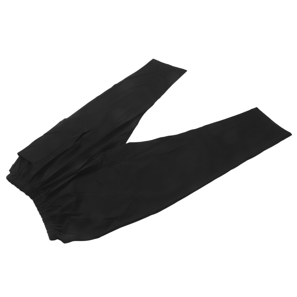 Soft Cotton Catheter Leg Bag Pants for 2000ml Urine Bag, Black M