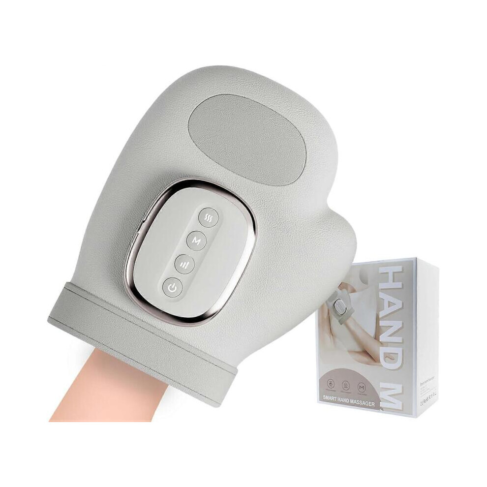 Hand Massager with Heat and Compression, Cordless Hand Massager with 3 Heat Levels & 5 Compression Massage Modes, Pressure Therapy for A