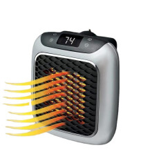 Mini Heizlüfter, Heizlüfter Steckdose, Steckdosenheizung, Heizlüfter, 800 Watt, Fernbedienung