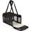 Pet bag, soft side panel, black 2