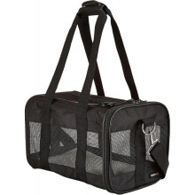 Pet bag, soft side panel, black