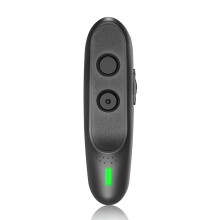 Ultrasonic Dog Repeller, 300mAh Rechargeable Anti-Bark Device, 40g Black
