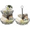 Fruit Basket 2 Tier Metal Fruit Bowl Vegetable Basket - Black 8