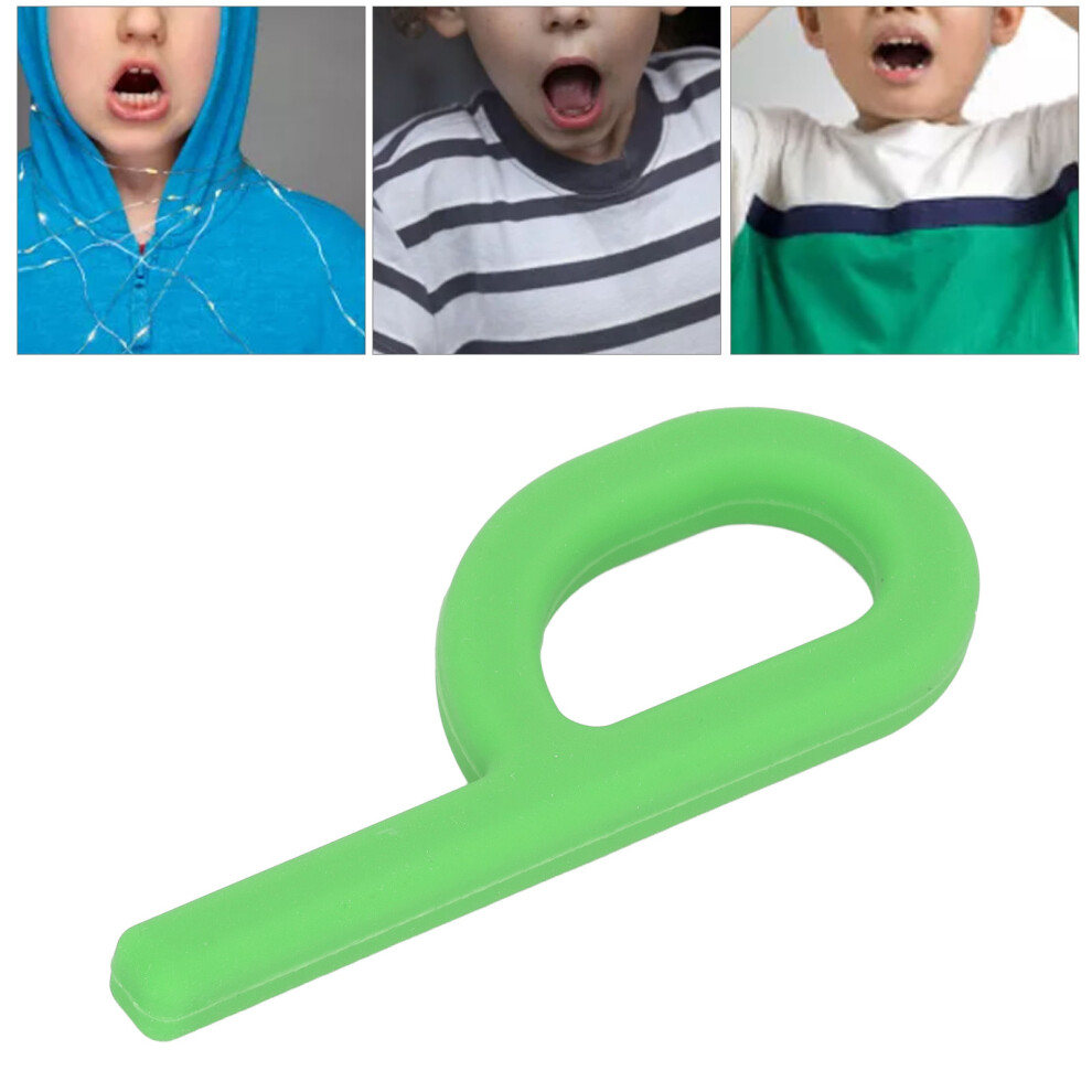 Children's Buccal Muscle Rehabilitation with P Shape Silicone Toy