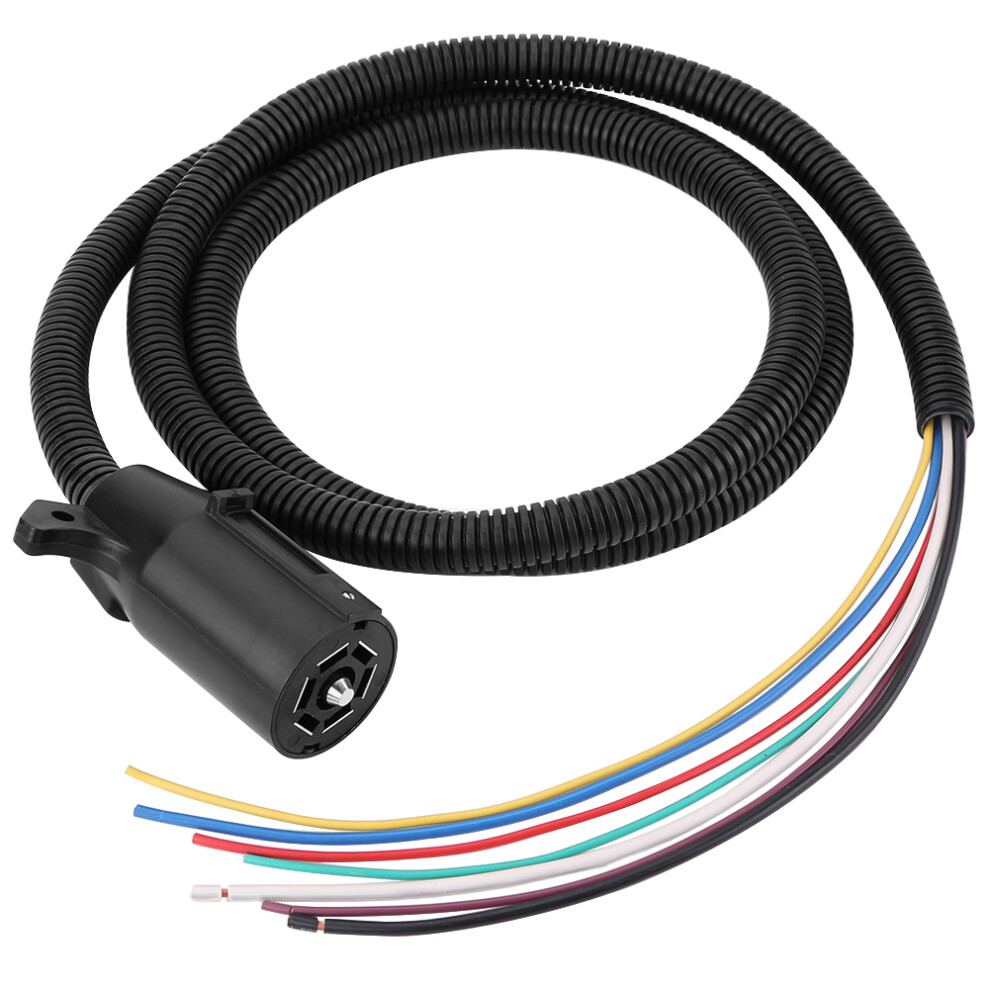 7 Way Trailer Plug Cable Cord Wire Harness Blade 8320539113821