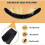 Baseball Cap Padded Cap with Sweat Pad, Black 6