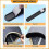 Baseball Cap Padded Cap with Sweat Pad, Black 7