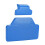 Rubber Rear Pad Saddlebag Trunk Passenger Backrest 4