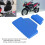 Rubber Rear Pad Saddlebag Trunk Passenger Backrest 6