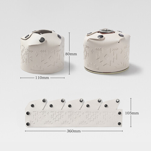 PU Leather Protective Outcase φ110mm*80mm Fuel 1