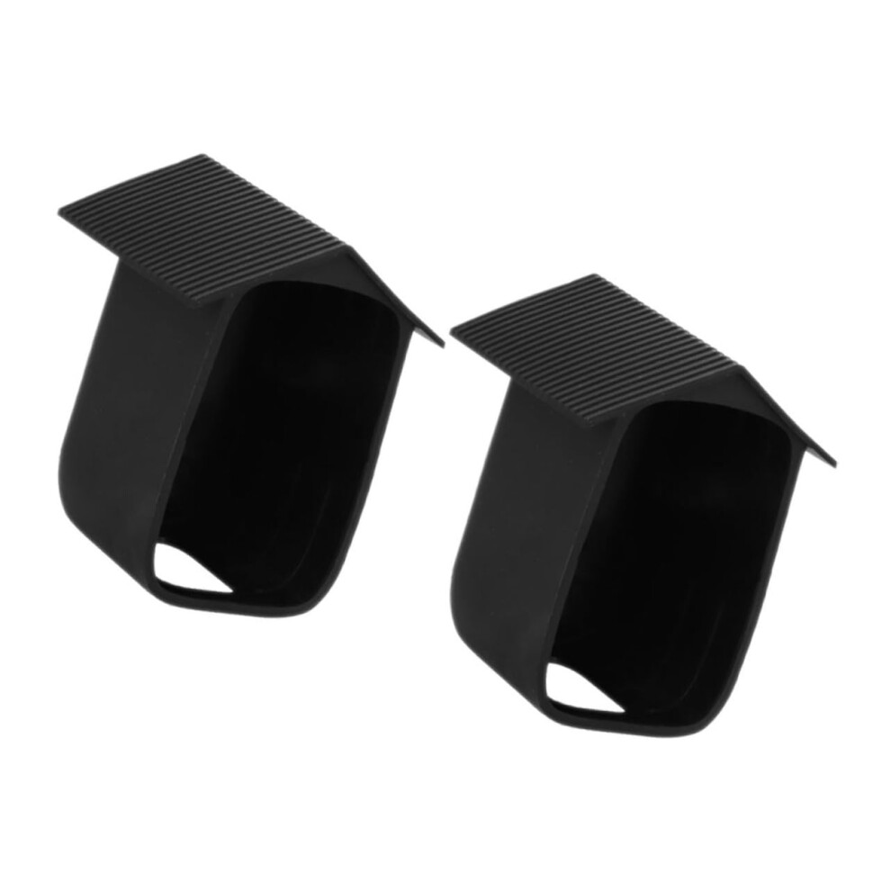 2Pcs Weatherproof Camera Rain Covers For Outdoor Security Cameras - Silicone Housing With Wide Angle View Lens Protector 6038364327574