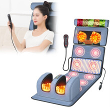 Full Body Electric Massage Mat with Heating Pad, Multifunctional Cushion for Neck, Back, Waist, and Legs