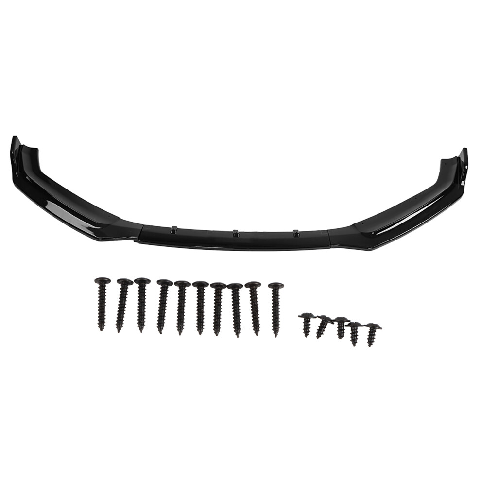 Car Front Bumper Canard Lip Splitter Body Shovels Black 8320539114293