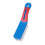 Multifunktionale blaue Schuhbürste mit langem Griff, 16,5 cm Staubentferner 2
