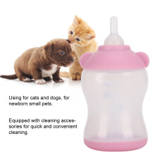 Rosa Haustierpflege- und Wasserspender-Set für Hunde, Katzen & Kleintiere, leicht zu reinigen