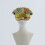 Rainbow Studded Captain Hat Jewel Rivet Navies Hat Adjustable 7
