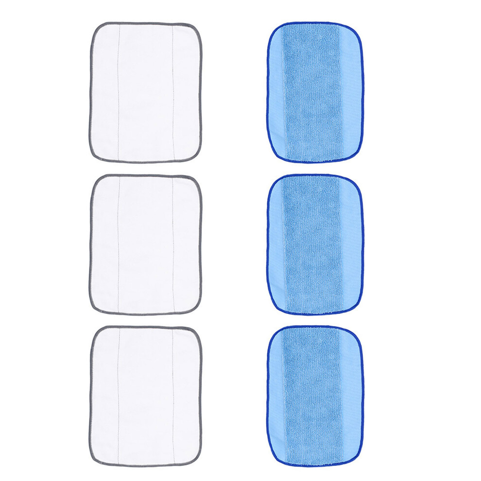 6Pcs Sweeping Robot Replacement Cloths Mopping Pad Fabric Mop 7627000082190