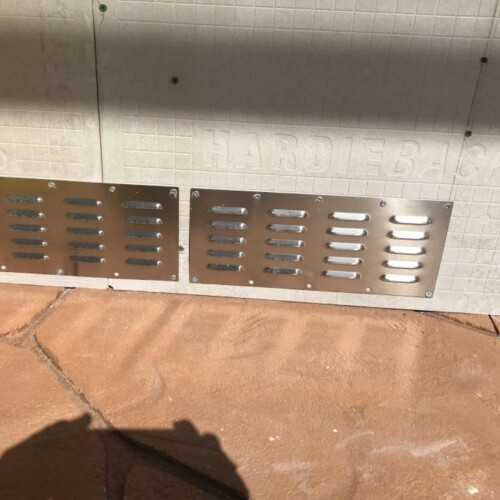Propanes Fire Pit Ventilation Panel Steel Vent Panel Heavy Duty 2