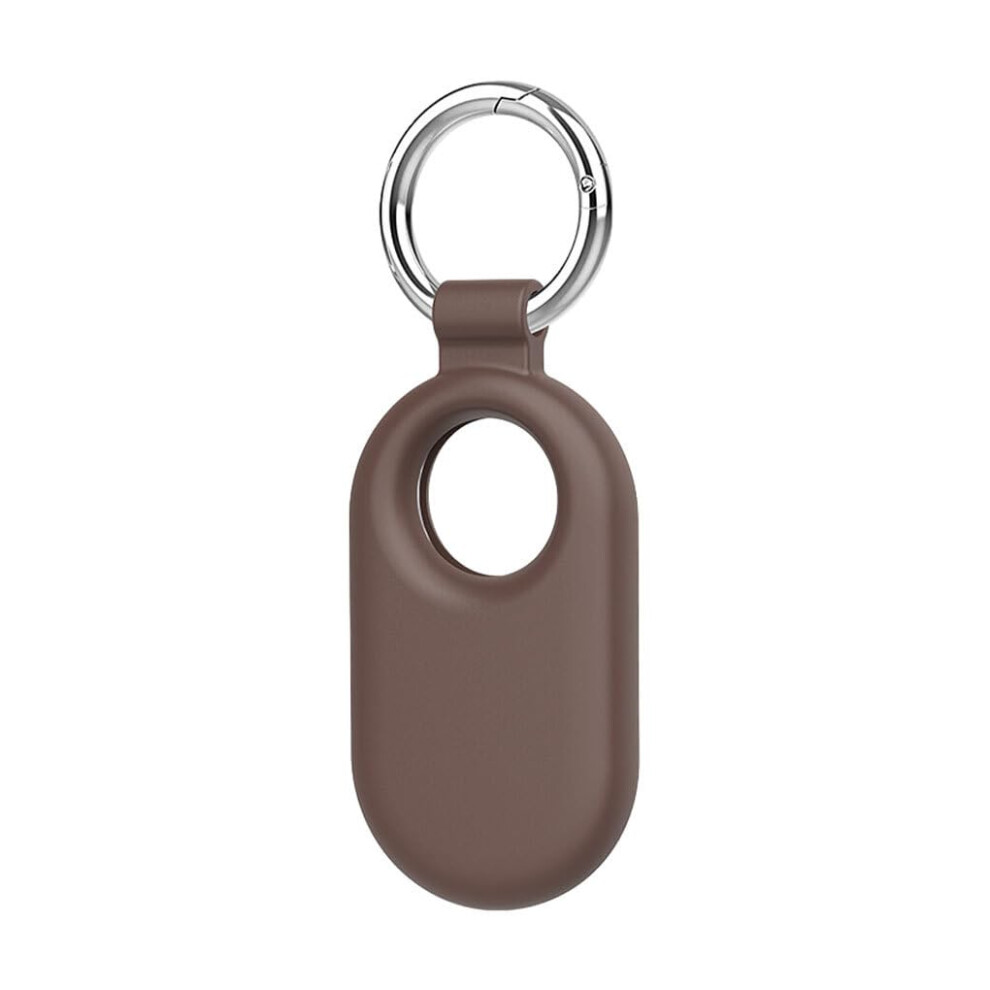 Compact Shockproof Smart Tag Case Key Finders Trackers Cover, Lightweight Silica Gel Soft Texture In Color Brown 9016109792877